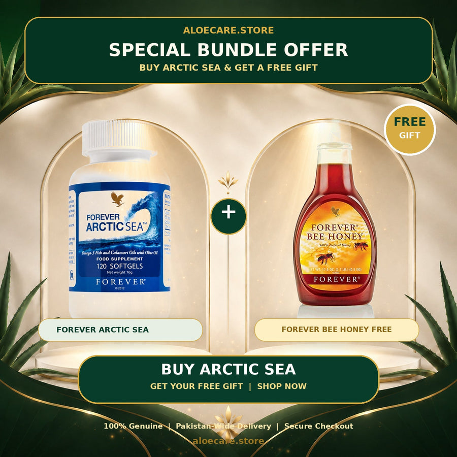Forever Arctic Sea Omega-3 + Bee Honey FREE