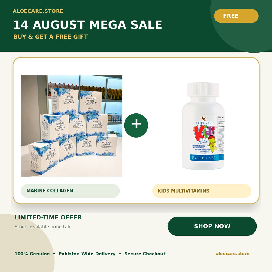 Forever Marine Collagen + Kids Multivitamins FREE in Pakistan