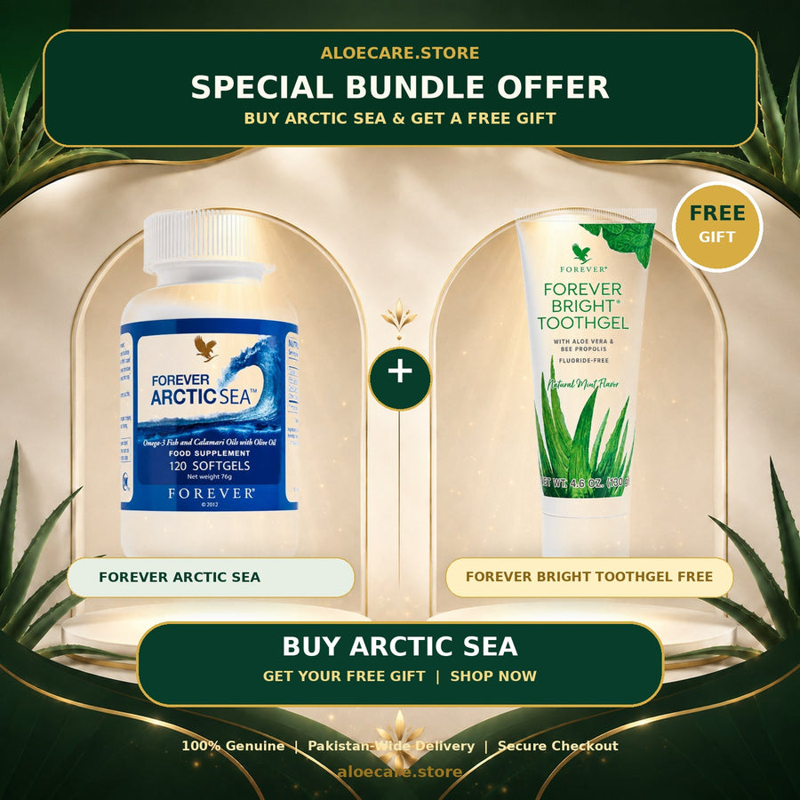 Forever Arctic Sea Omega-3 + Bright Toothgel FREE