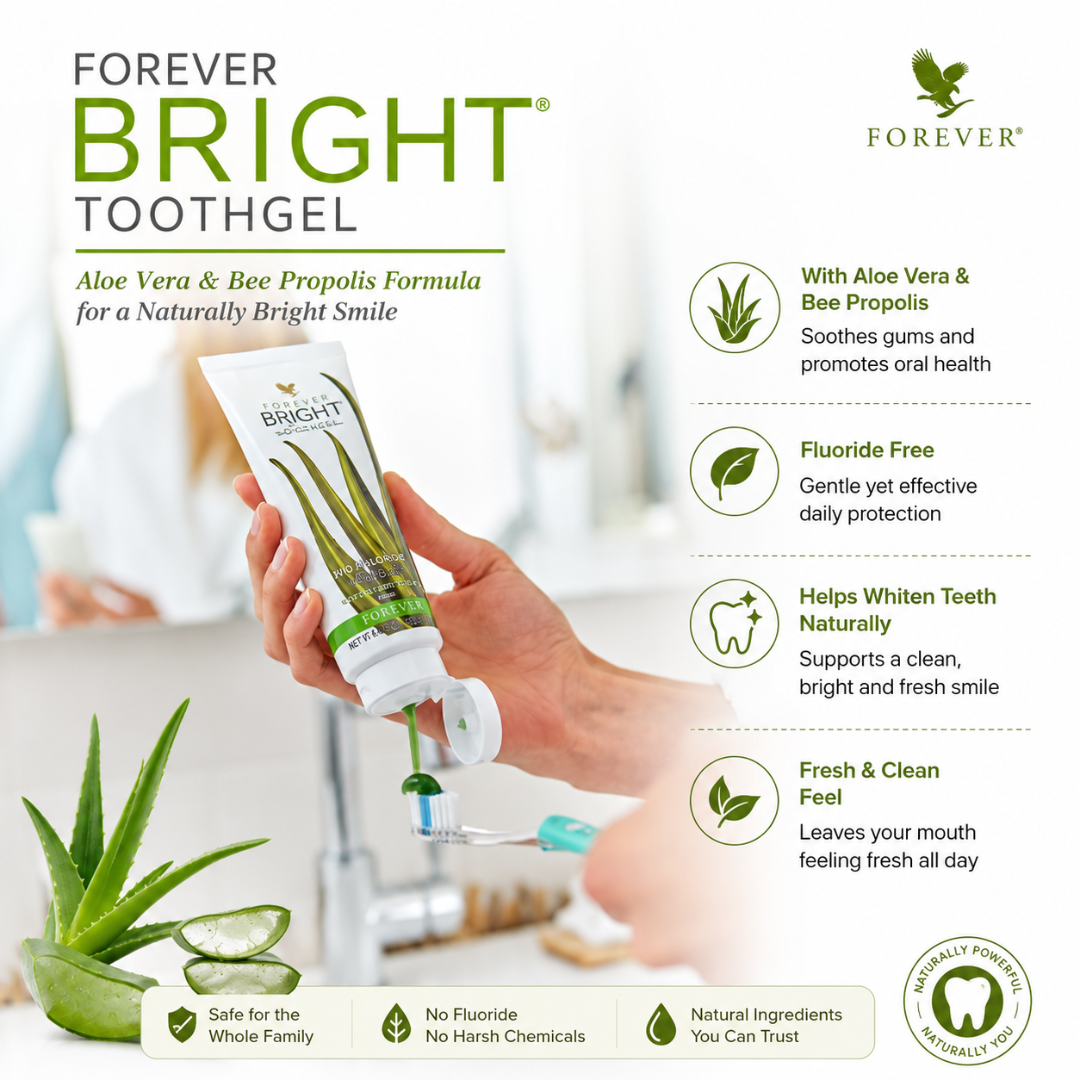 Forever Bright® Fluoride-Free Natural Mint Toothpaste |