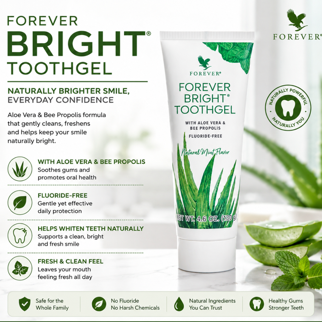 Forever Bright® Fluoride-Free Natural Mint Toothpaste |