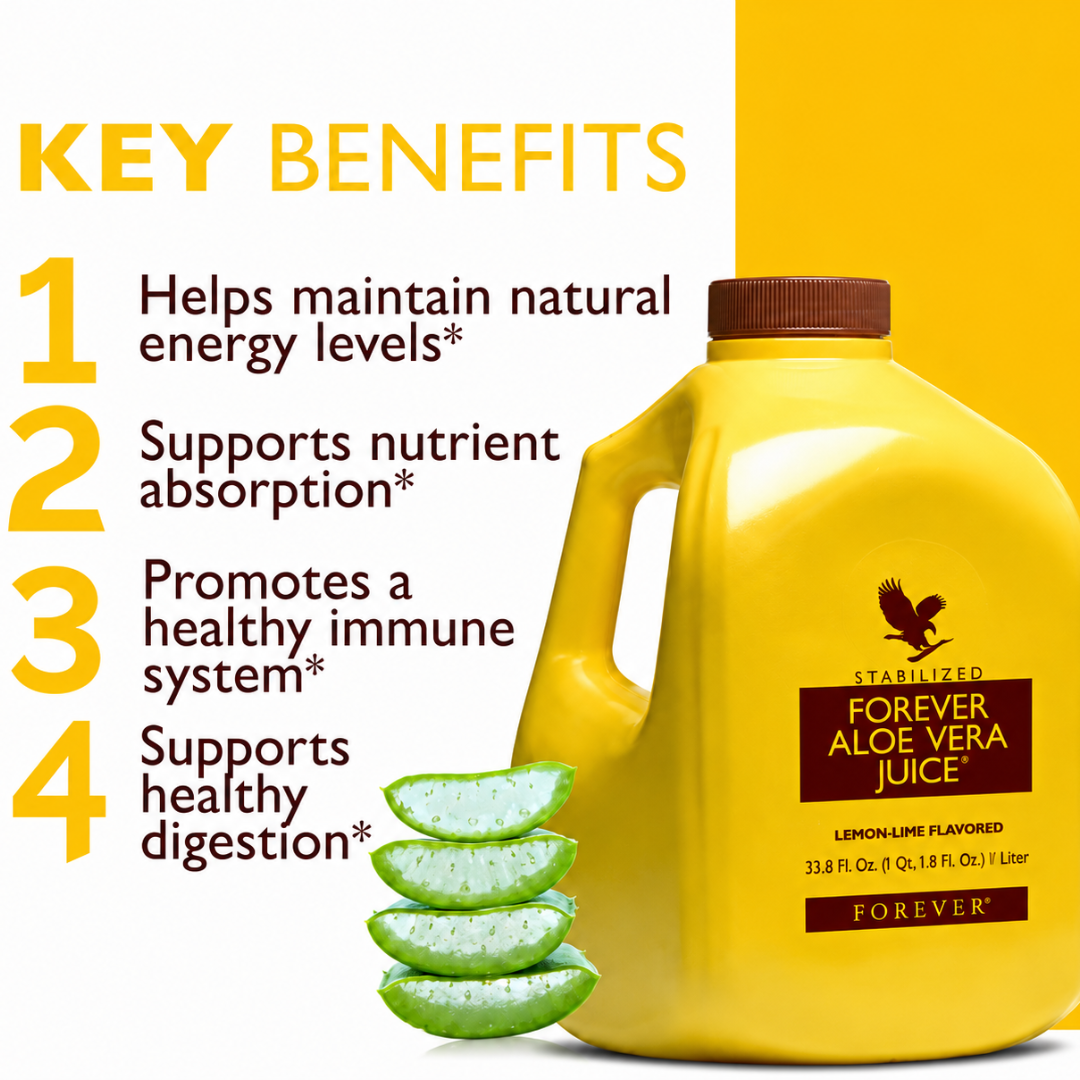 Forever Aloe Vera Gel | 99.7% Pure Inner Leaf Aloe Vera Drink
