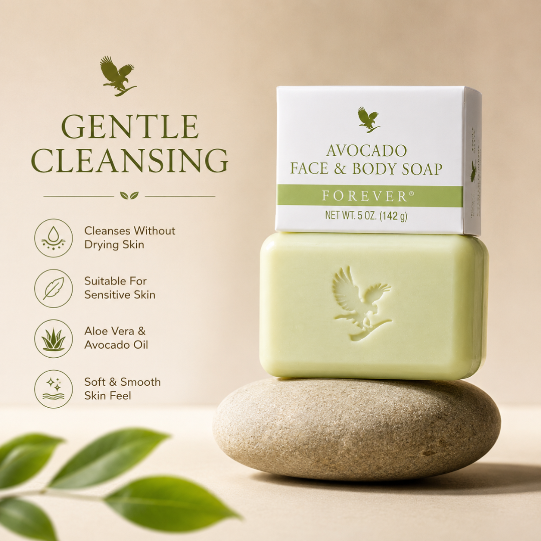 Forever Aloe Avocado Face & Body Soap