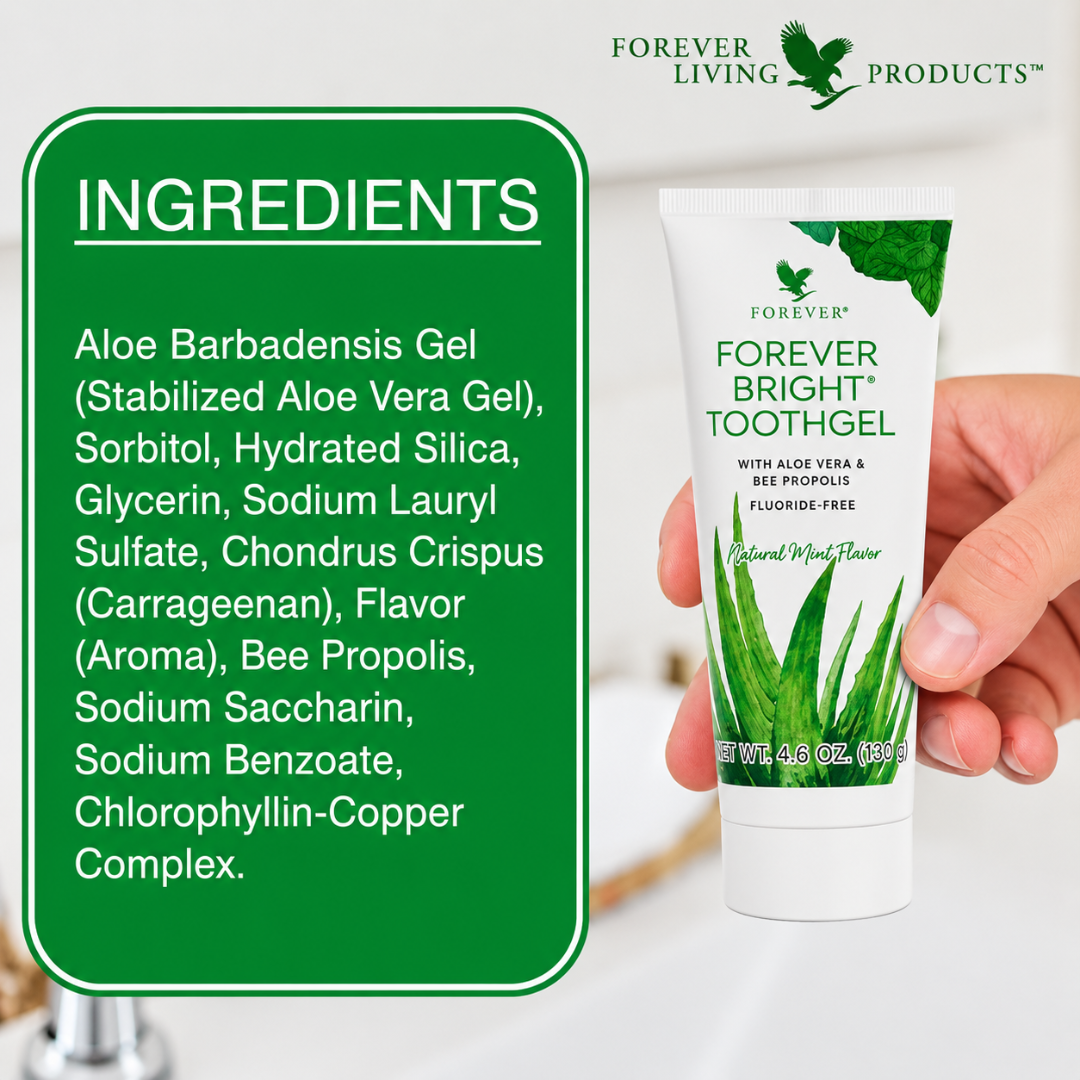 Forever Bright® Fluoride-Free Natural Mint Toothpaste |
